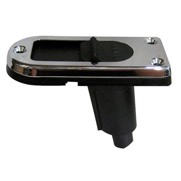 Spare Plug In Base W/ Slide Cover 2 Pin Stainless